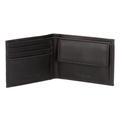 PEPE JEANS Hilltop wallet, navy blue, 11x8x1cm