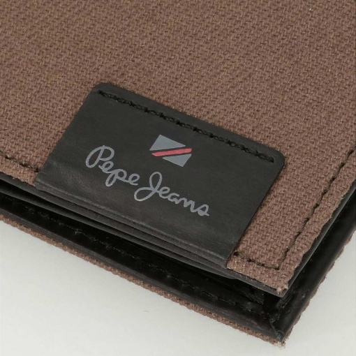 Cartera marrón Hilltop de PEPE JEANS, 11x8x1cm
