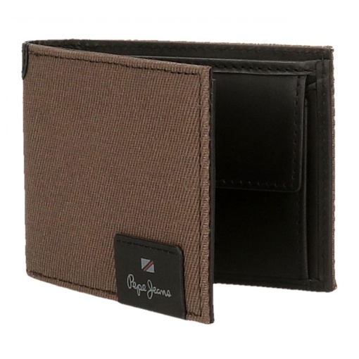 Cartera marrón Hilltop de PEPE JEANS, 11x8x1cm