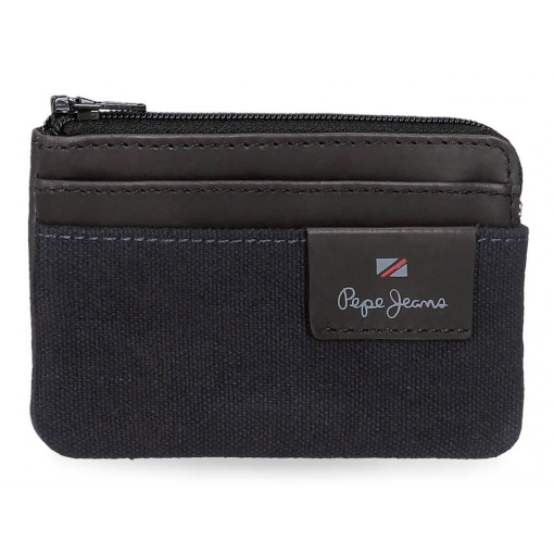 Monedero Hilltop de PEPE JEANS, azul marino, 11x7x1,5 cm