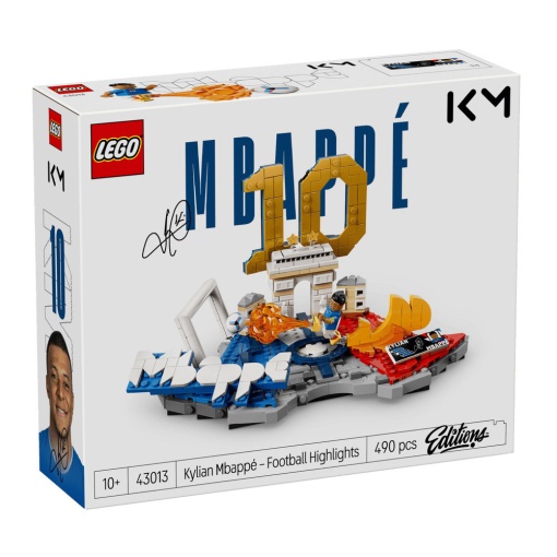 LEGO Editions Kylian Mbappé - Lo más destacado del fútbol 43013