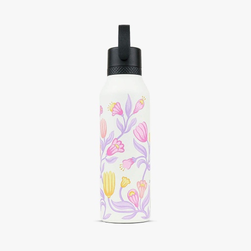 Botella termo RUNBOTT Mii Linn Warme de 600 ml color crema tulipán