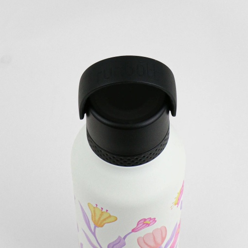 Botella termo RUNBOTT Mii Linn Warme de 600 ml color crema tulipán
