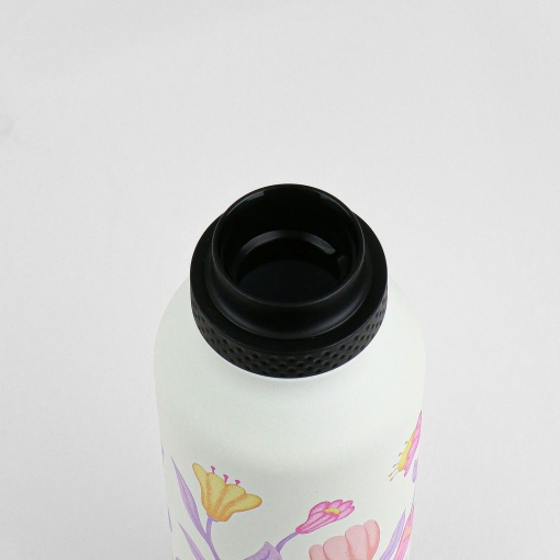 Botella termo RUNBOTT Mii Linn Warme de 600 ml color crema tulipán