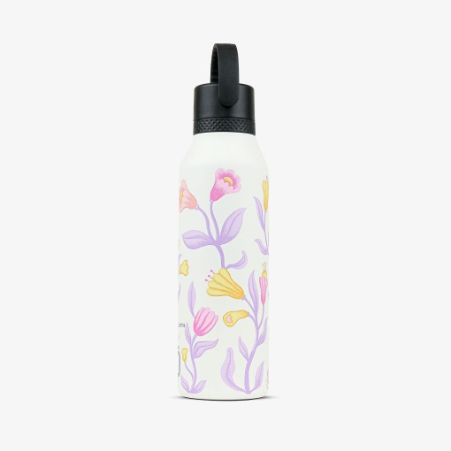 Botella termo RUNBOTT Mii Linn Warme de 600 ml color crema tulipán