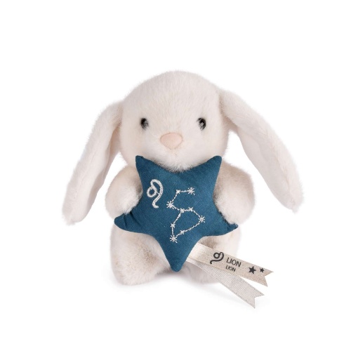 Conejo de peluche blanco 12cm DOUDOU ET COMPAGNIE Doudou Astro león