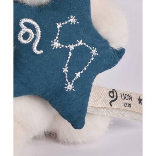 Conejo de peluche blanco 12cm DOUDOU ET COMPAGNIE Doudou Astro león