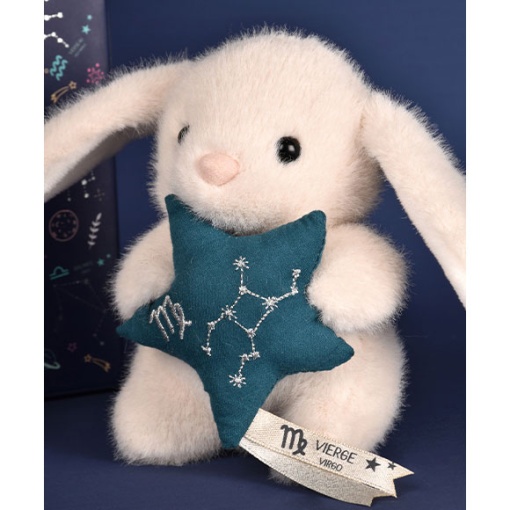Conejo de peluche blanco 12cm DOUDOU ET COMPAGNIE Doudou Astro Virgem