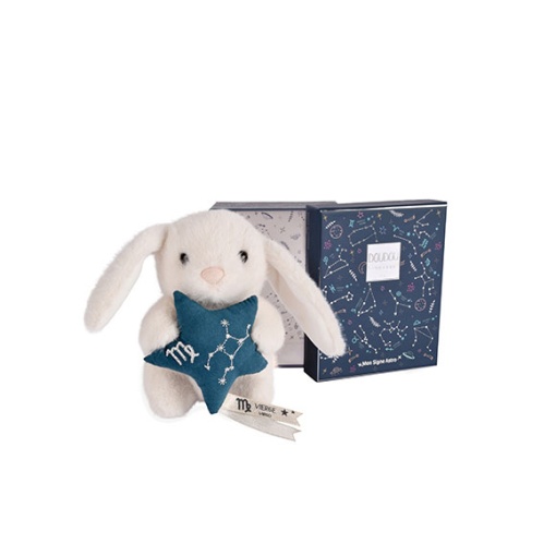 Conejo de peluche blanco 12cm DOUDOU ET COMPAGNIE Doudou Astro Virgem