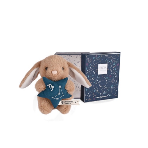 Conejo de peluche marrón 12cm DOUDOU ET COMPAGNIE Doudou Astro Capricornio