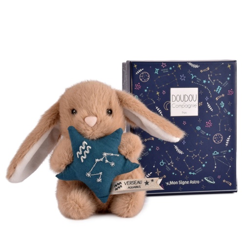 Conejo de peluche marrón 12cm DOUDOU ET COMPAGNIE Doudou Astro acuario