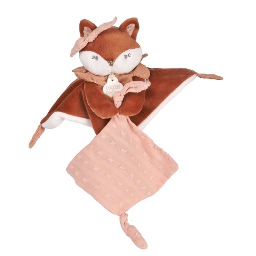 Porta chupete zorro Doudou Mina 20cm DOUDOU ET COMPAGNIE Mina et Timo