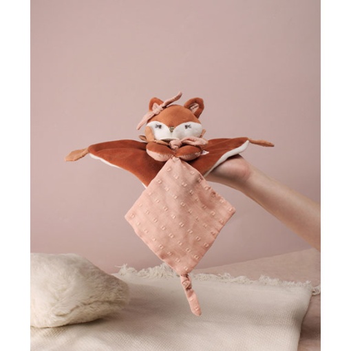Porta chupete zorro Doudou Mina 20cm DOUDOU ET COMPAGNIE Mina et Timo