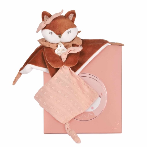 Porta chupete zorro Doudou Mina 20cm DOUDOU ET COMPAGNIE Mina et Timo