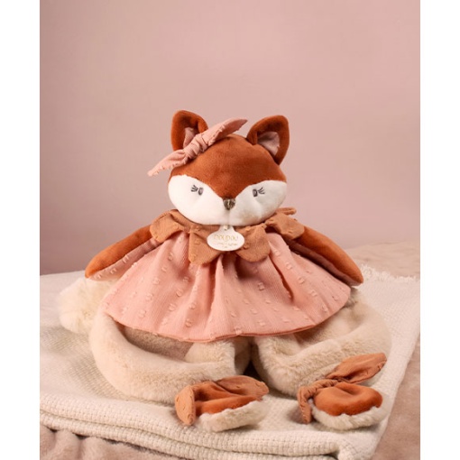 Doudou zorro Mina 29cm DOUDOU ET COMPAGNIE Mina et Timo