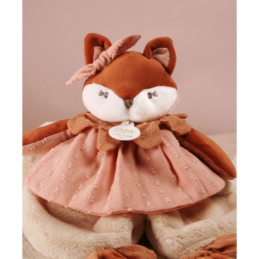Doudou zorro Mina 29cm DOUDOU ET COMPAGNIE Mina et Timo
