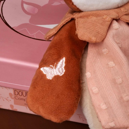 Doudou zorro Mina 29cm DOUDOU ET COMPAGNIE Mina et Timo