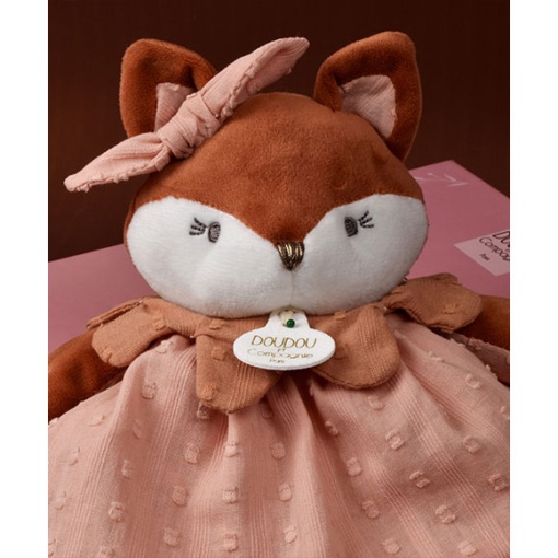 Doudou zorro Mina 29cm DOUDOU ET COMPAGNIE Mina et Timo