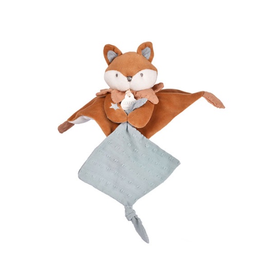 Doudou Timo porta chupete zorro 20cm DOUDOU ET COMPAGNIE Mina et Timo