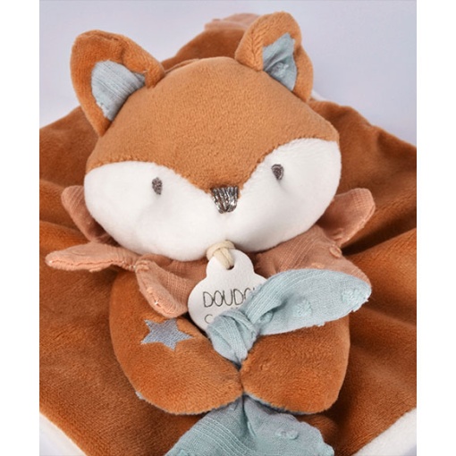 Doudou Timo porta chupete zorro 20cm DOUDOU ET COMPAGNIE Mina et Timo