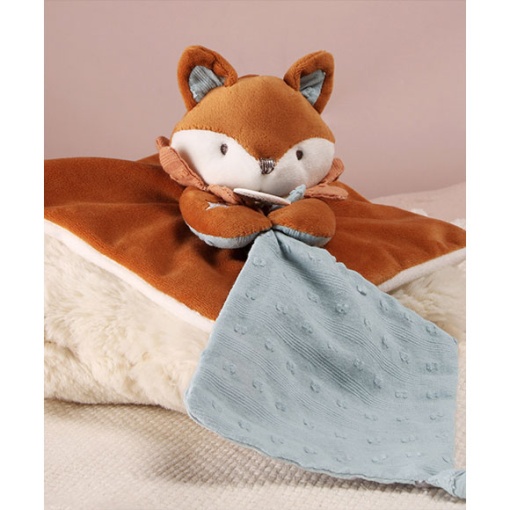 Doudou Timo porta chupete zorro 20cm DOUDOU ET COMPAGNIE Mina et Timo