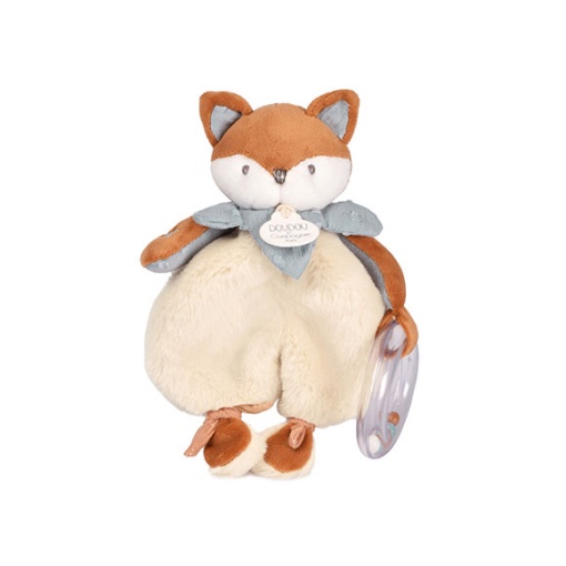 Doudou con sonajero zorro Timo 18cm DOUDOU ET COMPAGNIE Mina et Timo