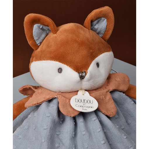 Doudou zorro Timo 29cm DOUDOU ET COMPAGNIE Mina et Timo