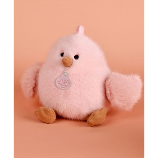 Peluche Chick Chick Rosa 15cm DOUDOU ET COMPAGNIE