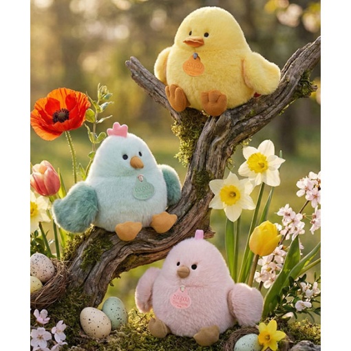 Piou peluche pollito verde almendra 15cm DOUDOU ET COMPAGNIE