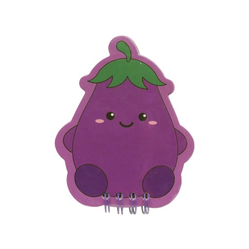 Bloco de notas iTotal Fresh Market Ellie, a beringela