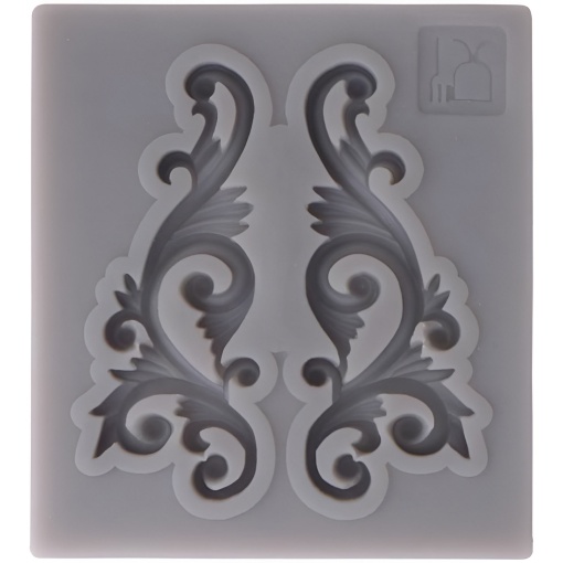 Molde de silicona con forma de arabesco de 5,3 x 5,9 cm ARTIS DECOR