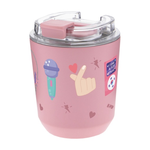 Copo térmico Lovely Story K-POP make-up 280ml