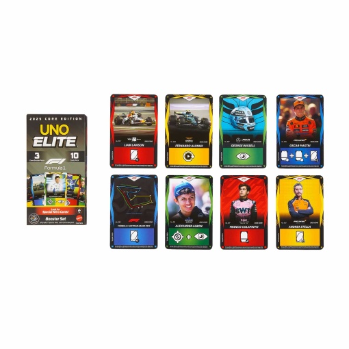 Uno Elite Formula 1 Booster Set Mattel JLV43