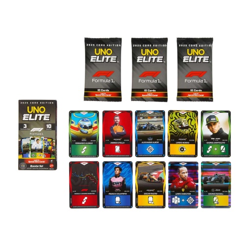 Uno Elite Formula 1 Booster Set Mattel JLV43