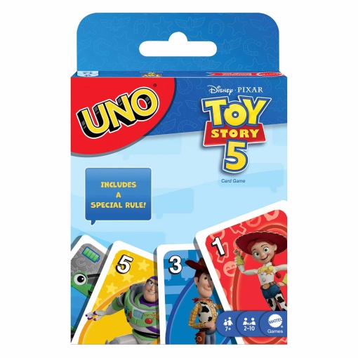 Uno Disney Pixar Toy Story 5 Mattel GAMES JLN03