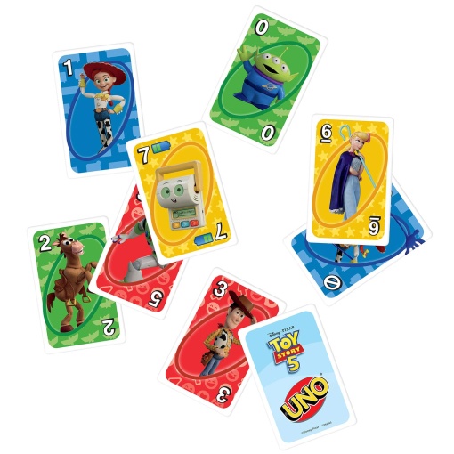 Uno Disney Pixar Toy Story 5 Mattel GAMES JLN03