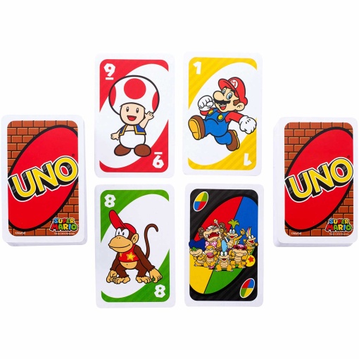 Uno Super Mario Mattel GAMES DRD00
