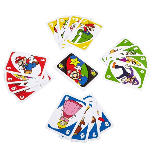 Uno Super Mario Mattel GAMES DRD00