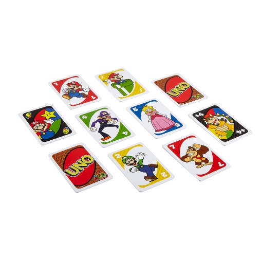 Uno Super Mario Mattel GAMES DRD00