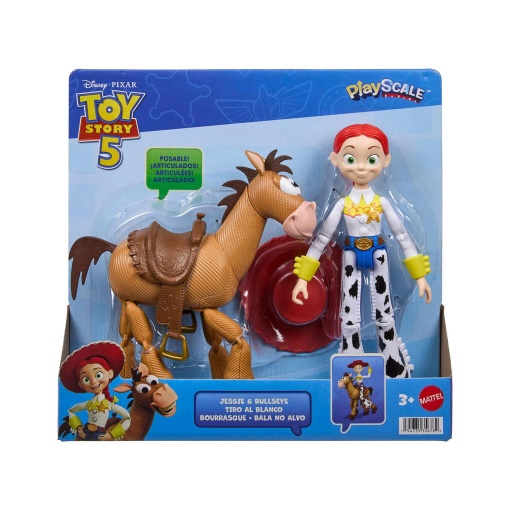 Disney Pixar Toy Story 5 play scale Jessie e bala no alvo 22cm Mattel JKV21