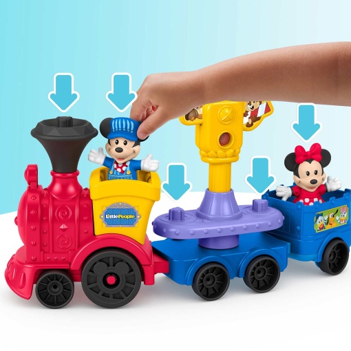 Mickey and Minnie Musical Train FISHER-PRICE Mickey Mouse Clubhouse Mattel JKB04
