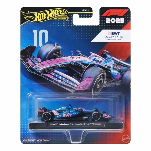 Hot Wheels Premium Formula 1 BWT Alpine Team nº 10 Mattel HRV11/JKD82