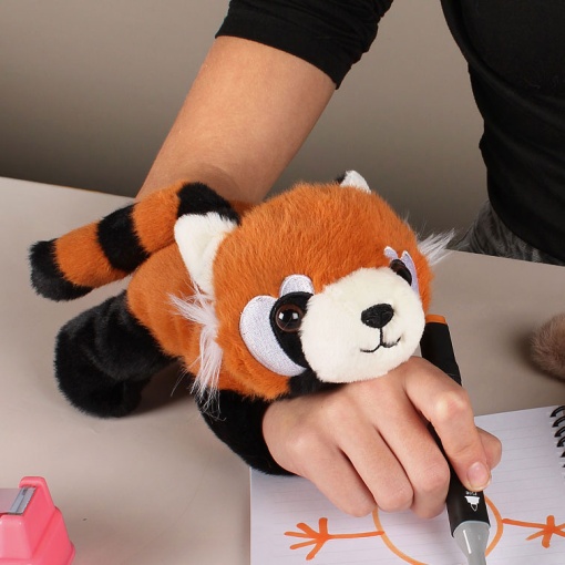 Red panda plush bracelet 25cm HISTOIRE D'OURS