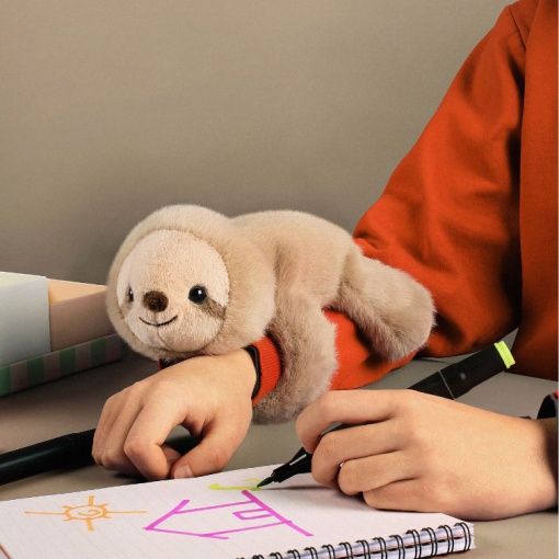 Peluche bracelete preguiça 25cm HISTOIRE D'OURS