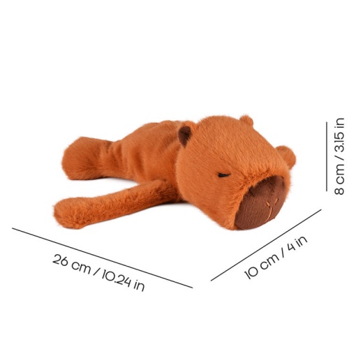 Peluche bracelete capivara 25cm HISTOIRE D'OURS