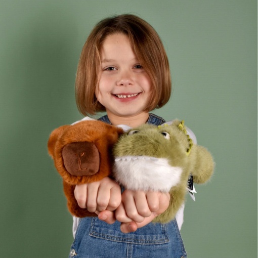Peluche bracelete crocodilo 25cm HISTOIRE D'OURS