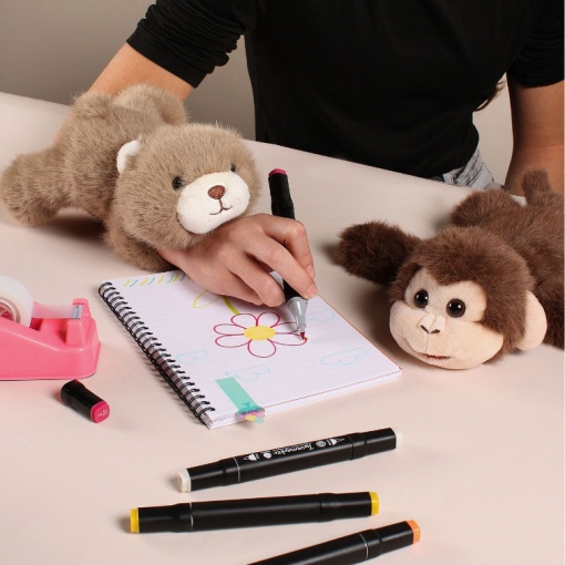 Peluche bracelete macaco 25cm HISTOIRE D'OURS