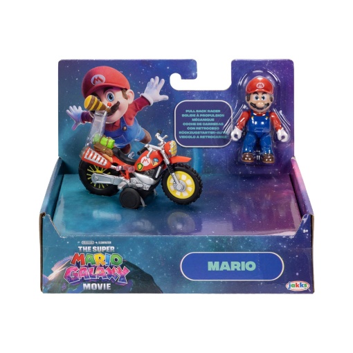 Super Mario Galaxy Mario figure + JAKKS motorcycle