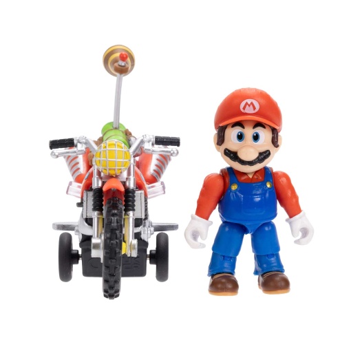 Super Mario Galaxy Mario figure + JAKKS motorcycle