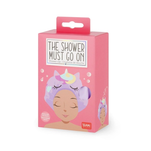 Shower cap LEGAMI The Shower Must Go On! Unicorn blister pack